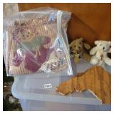 Pillow, Wood Pattern, Bears