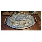 S/P Shakers, Glasses, Platter