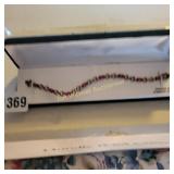 18 K Gold over Sterling,  Gem Accent ( not tested)