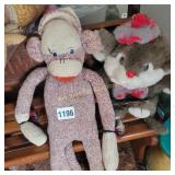 Sock Monkey and Mouse