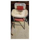 Vintage Metal High Chair
