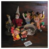 Vintage Plastic Clowns