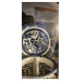 Vintage Churchill Divided Serving Dish, Plate