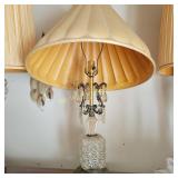 Vintage Glass Table Lamp