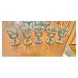 VintageCarnival Glass Grape Harvest Goblets