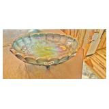 Vintage Carnival Grape Harvest Fruit Bowl