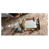 Oil Lamp, Holder, Mirror