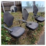 Vintage Wrought Iron Chairs