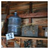 Vintage Lunch Box, Water Bottle,