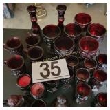 Ruby Red Glass
