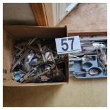 Silver Ware and Small Bottles