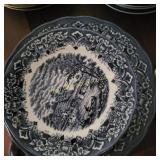 Blue Pattern Plates, Deco Plates