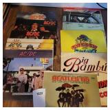 Records AC/DC, Beatles, Cheech and Chong,