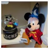 Mickey Globe and Sorcerer