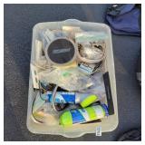 Duffel Bags and Tote of Garage Items