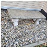 Cement Bench  Bring help to move