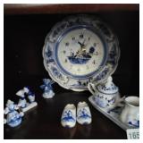 Blue and White Small Pieces