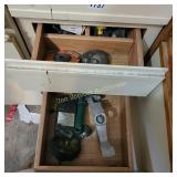 Contents of 3 Drawers, Garage items