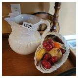 Pitcher, Fruit Basket
