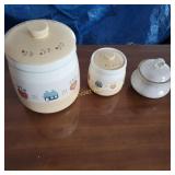 Canisters, Blue Bowl