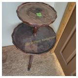 MC Vintage 2 Tier Wood Table