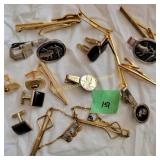 Cuff Links, Tie Clips