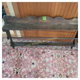 Vintage  Wood Plate Rack