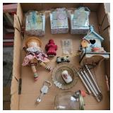 Chime, Jar, Glass Figures