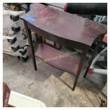 Wall Hug Wood 2 Tier Shelf 27w x 30h