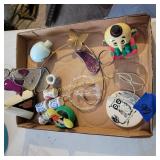 Small Candle Holders, Stain Glass Angel