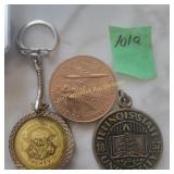 Illinois State University Pendant, St of Ill Coins