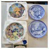 Disney Collector Plates Snow White, Lion King