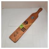 Vintage Alpha Beta Chapter Illinois Paddle