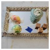 Mirror Tray and Trinkets
