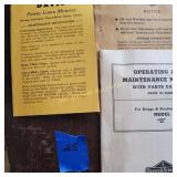 Briggs and Stratton Engine Model 5S Booklet