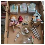 Chime, Jar, Glass Figures