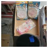 Vintage Kiddy Embroidery Sets, Black Pouch