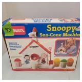 Vintage Snoopy Snow Cone Machine