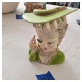 Tilso Japan Lady Head  Vase