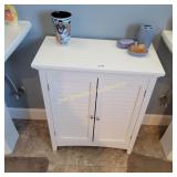 Cute Bathroom 2 Door Cabinet, Soap Dispensers