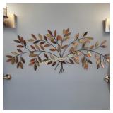 Fall Color Metal Leaf Decor
