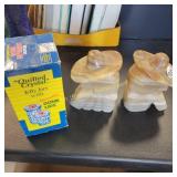 Akro Agate Mexican Book Ends