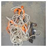 Ball Hitch, Rope and Strap