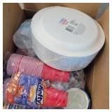 Paper Plates, Cups,