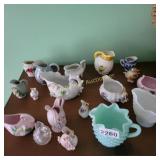 Variety of Small Vintage Creamers