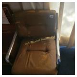 1960's Vintage Chrome Armchair Manner of Milo