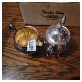 Sheridan Silver Plate Creamer, Sugar