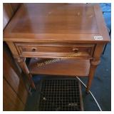 White Side Table 22x18x24