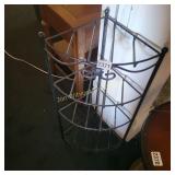 Metal Three Tier Corner Shelf
