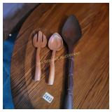 Wood Serving Utensils Wall Hangers